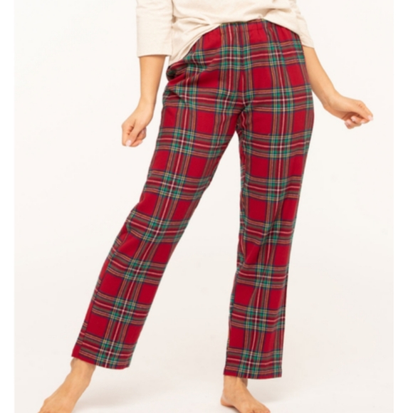 ✨3/$15 Cleo | Red Plaid Pajama Pant - Picture 1 of 2